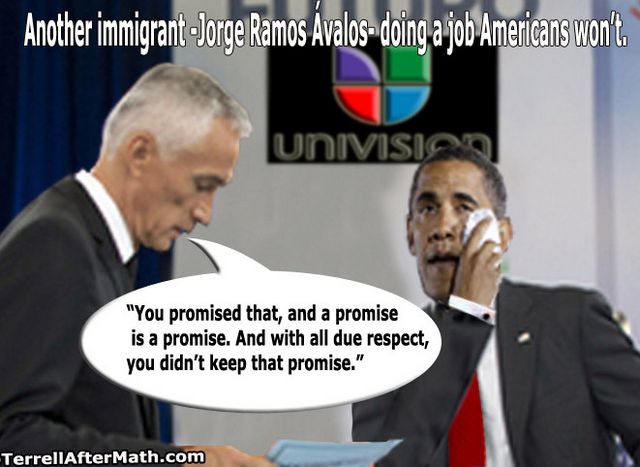 The only media Obama has had to sweat was Mexican produced UNIVISION.  Why is that?  