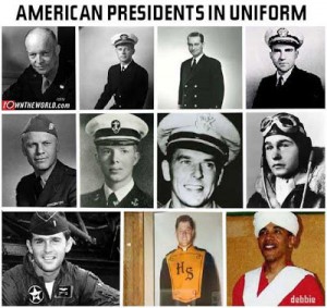 Presidents+in+Uniform