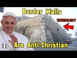 vatican border wall poster