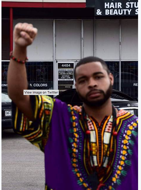 Micah X Johnson recent photo as circulated 